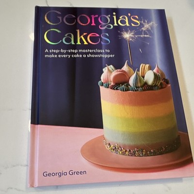 HarperCollins Georgia's Cakes by Georgia Green, Hardcover Illustrated Cookbook