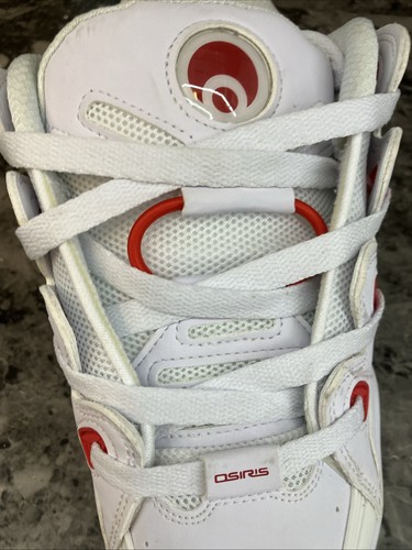 Osiris D3 OG 1371 2827 Hombres Blanco Sintético Inspirado en el Patín Tenis Zapatos 8.5 - Imagen 6 de 11