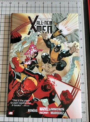 #ad ALL NEW X MEN Volume #1 Marvel Comics 2014 First Print Bendis Hardcover $27.20