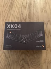 ProtoArc XK04 Foldable Bluetooth Keyboard Portable Multi-Device Travel Wireless