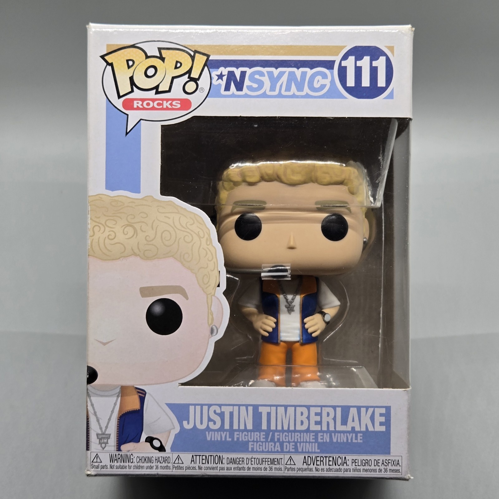 Justin Timberlake #111 ~ Funko Pop Rocks *Nsync In Protector