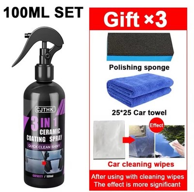 Auto Keramik Nano Beschichtung 100ml Kratzfest Hydrophob Politur Wachs