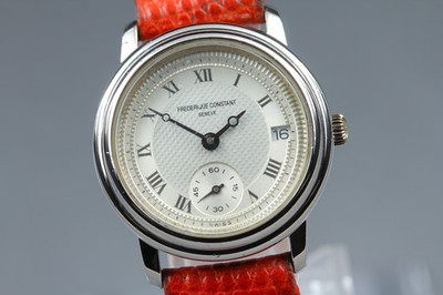 Frederique Constant Geneve White Dial 26mm Quartz Women's Watch [Near MINT]