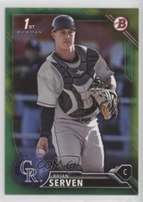 2016 Bowman Draft Draft Picks Green 19/99 Brian Serven #BD-14 ls5