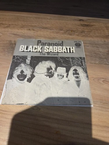 Black Sabbath Paranoid 1985 Vinyl Record Germany Edition 1st Press Matrix 1W 2W