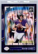 2024 Donruss Optic #227 Devin Leary Purple Shock