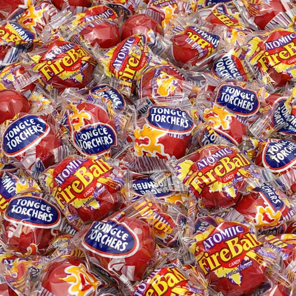 Wonka Atomic Fireball & Tongue Torchers Hard Candy Mix | 1~2 LB