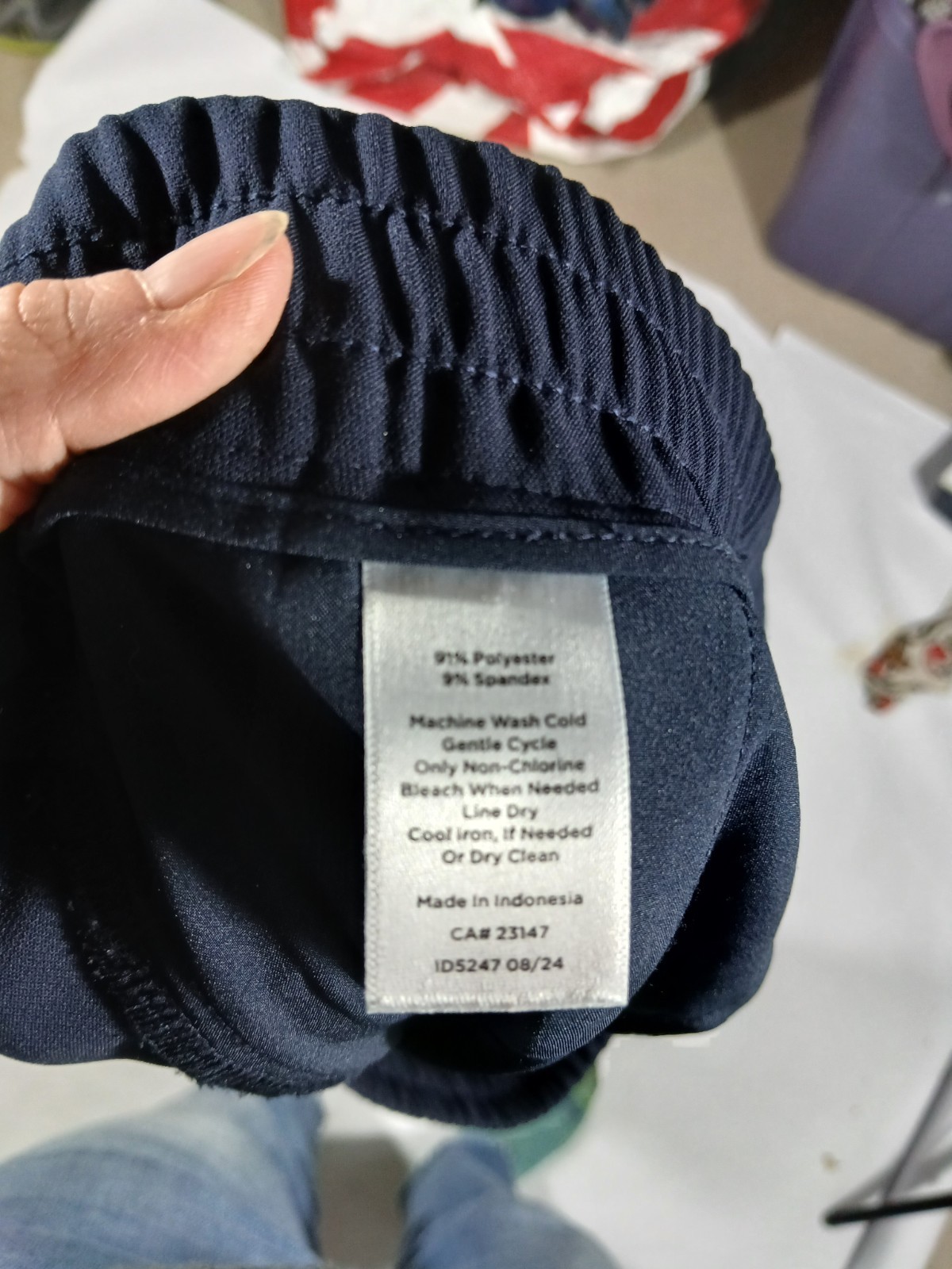 Talbots Pull-on Drawstring Straight Leg Pants Siz… - image 6