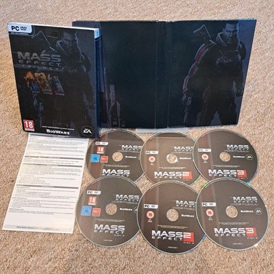Mass Effect Trilogy PC Videospiel komplett Saga BioWare EA RPG Sci-Fi sehr guter Zustand