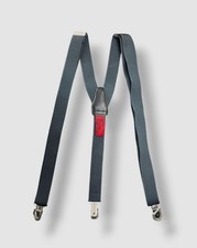 Status Men's Blue Drop-Clip Suspenders OS