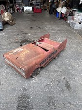 Vintage American Pedal Car Fire Engine for Complete Restoration