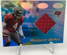MARQUISE WALKER ROOKIE JERSEY Card 2002 Bowman's Best #93 Michigan BUCCANEERS. rookie card picture