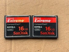 2pcs SanDisk Extreme 16GB CF CompactFlash Card 60MB/s UDMA