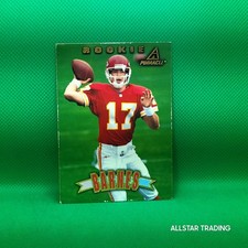 1997 Pinnacle Rookie Pat Barnes #154 RC Kansas City Chiefs Rookie Card. rookie card picture