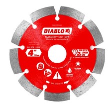 DIABLO DMADS0400 4" Diamond Segmented Masonry Cut-Off Blade