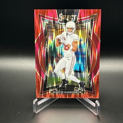 2024 Panini Select - Concourse Marvin Harrison Jr. #28 Red Shock Prizm /249 (RC)
