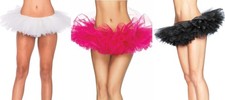 Leg Avenue Women's Organza Tutu Black - White - Hot Pink One Size New A1705