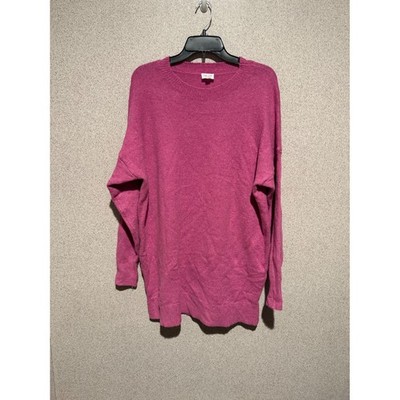 LE LIS Collection Women's Pink Wool Blend Oversized Sweater Size S