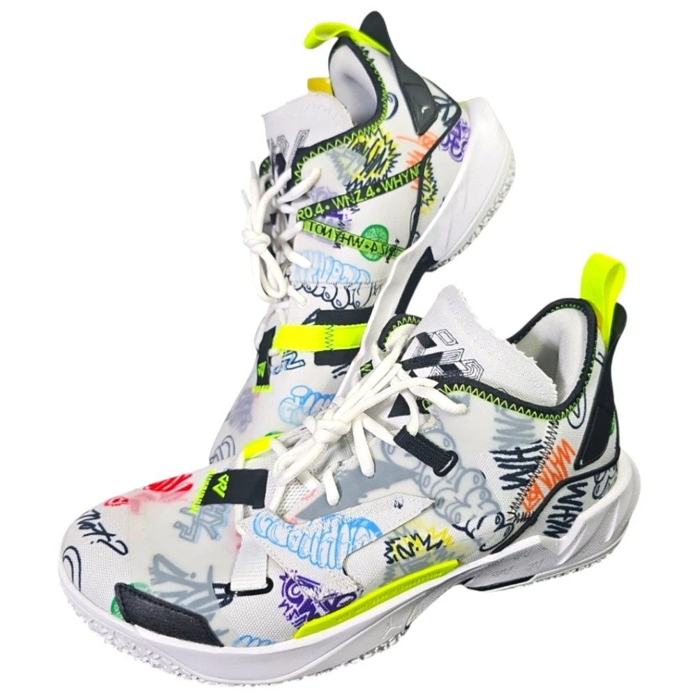 Nike Jordan Why Not Zero.4 PF \'Graffiti\' DD4886-007 Basketball Sneakers Sz 15 Buy Air Jordan Why Not Zer0.4 PF  main image 4