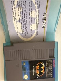 Batman Nintendo Entertainment System NES 1990 cartucho de videojuego carro probado