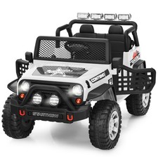 12V Electric Kids Ride On Car Truck w/ MP3 Horn 2.4G Remote Control White