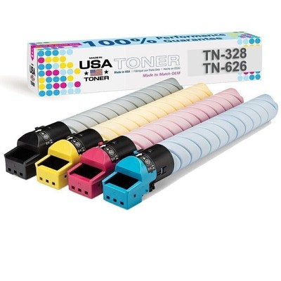 Toner for Konica Minolta C250i,C300i,C360i,C450i,C550i, TN328,TN626 CMYK, 4ctgs