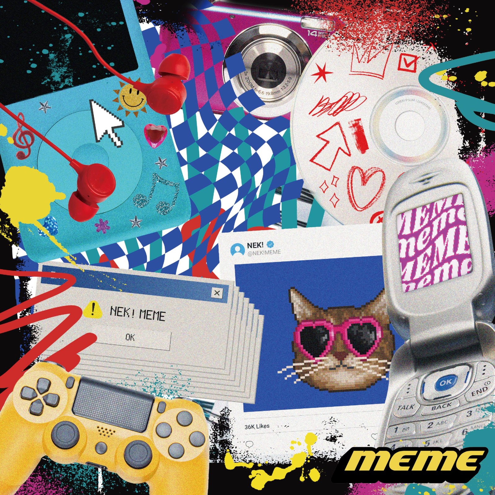 NEK! MEME [Limited Edition] [Type A] with Bonus Track From Japan CD 12tracks