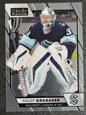 2023-24 O-Pee-Chee Platinum #168 Philipp Grubauer Base Card Seattle Kraken