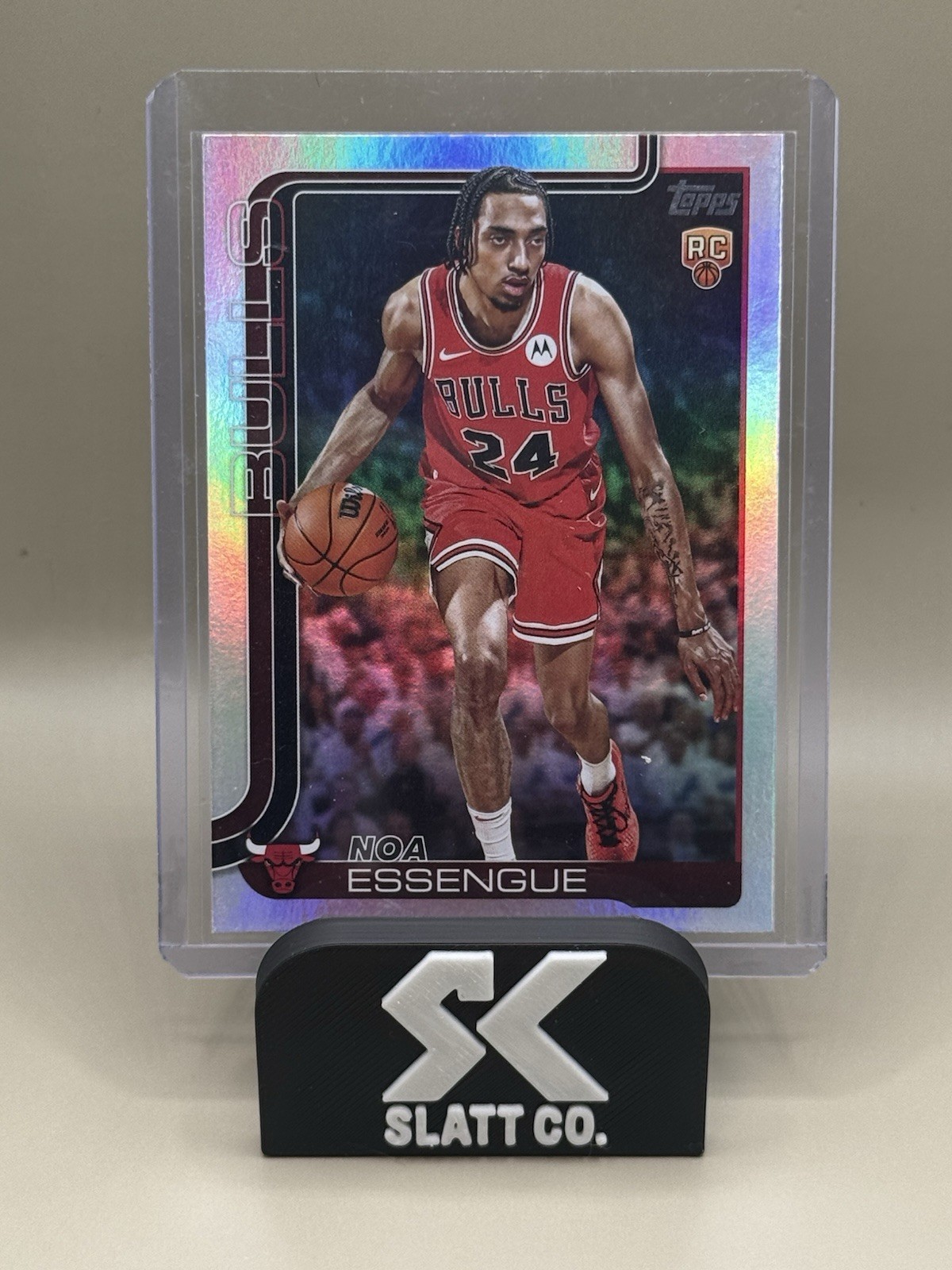 2025-26 Topps Basketball Noa Essengue Rookie Card Rainbow Foil #212 RC B-23