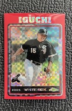 🔥TADAHITO IGUCHI 2005 TOPPS CHROME RED XFRACTOR #'d /65!🔥WHITE SOX!
