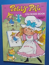POLLY PAL - COLORING BOOK- LOWE 1976 U.S.A. UNUSED (3913)