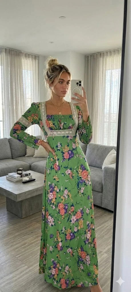 Hippy Empire Waist Vintage Dresses for Women for sale | eBay