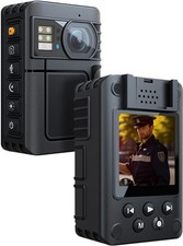 1080P Body Camera with Night Vision, 64GB Storage, Waterproof, 10h Recording