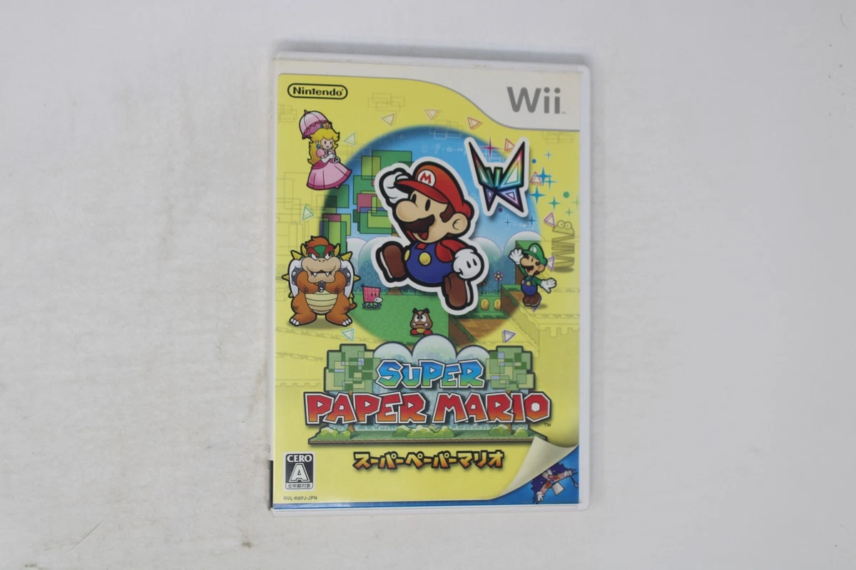 Super Paper Mario (Nintendo Wii, 2007) - Japanese Version for sale