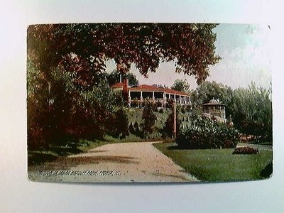 Peoria Ill., Pavilion in Laura Bradley Park, USA, AK, ungelaufen, ca. 1915