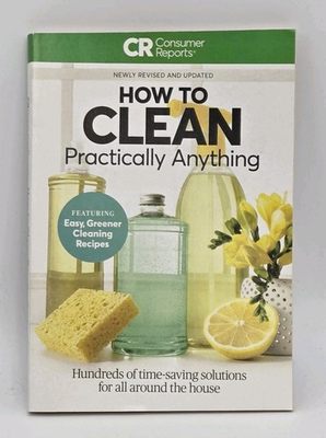 #ad Consumer Reports How To Clean Practically Anything Greener Recipes Paperback $13.49