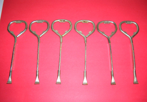 6 Paint Can Openers TRU-TEST PAINTS Vintage Advertising Bottle Opener Church