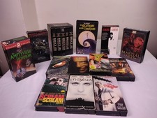 vhs movies lot Horror, Action Etc Untested
