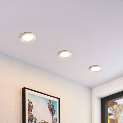 ELC Jupiter - LED Einbaustrahler, Aluminium, 3er-Pack, 3x5W, IP20