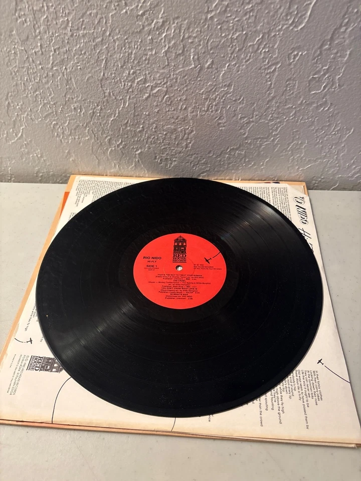 RIO NIDO HI FLY VINYL RECORD LP ALBUM 1985 RED HOUSE RECORDS RHR 07 JAZZ VG+/VG+ - Image 3 of 4