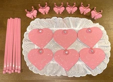 Proudoll Pink Heart Plastic Doll Stands Lot of 6 Fits Bratz G3 Draculaura *READ*