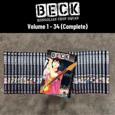 BECK: Mongolian Chop Squad Vol 1-34 Manga LOOSE SET English By Harold Sakuishi
