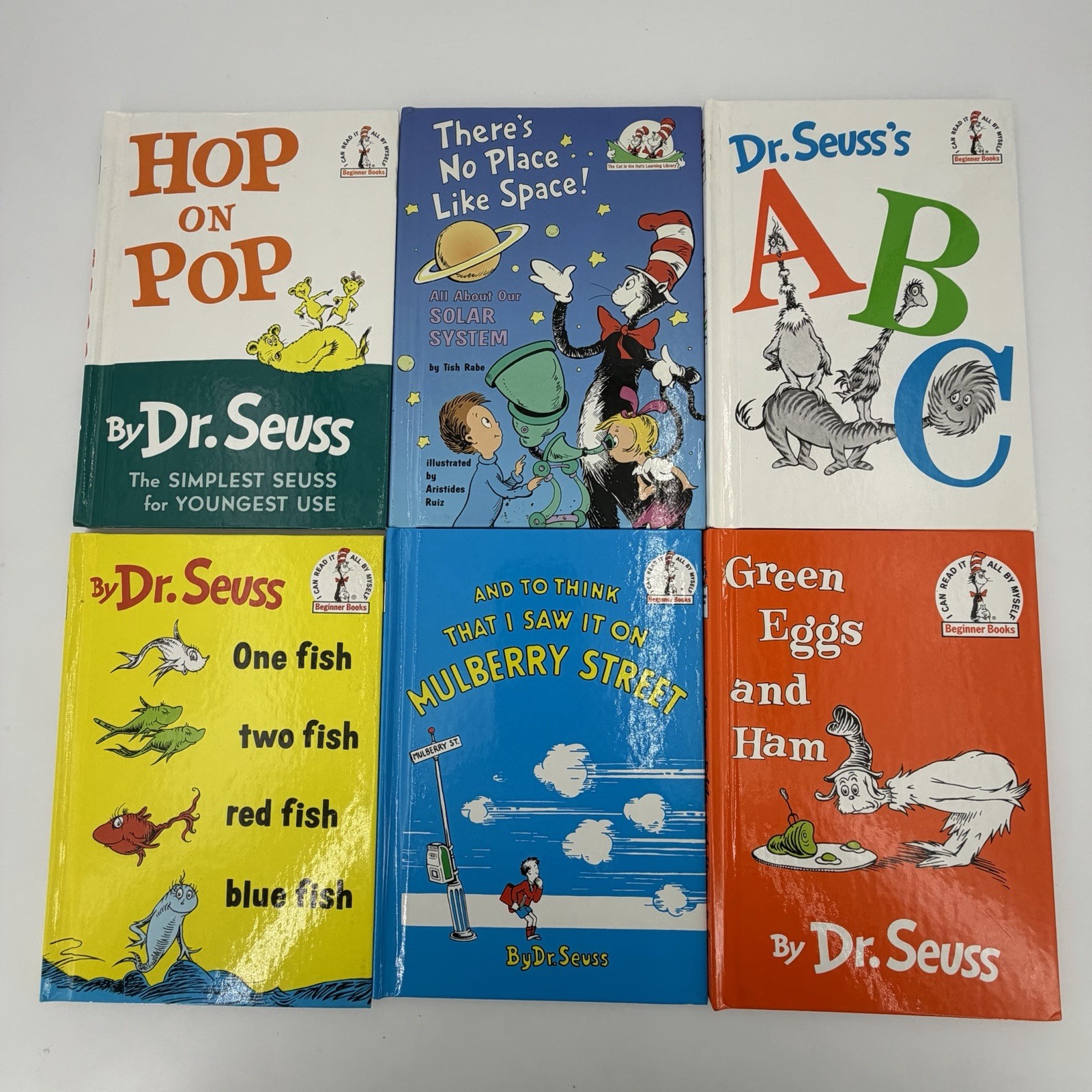 Book Lot of 6 Dr Seuss I Can Read Hardcover Children's Picture Book Lot Set