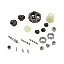 RC Car Gearbox Gear and Bearings Set RC Model Vehicle Parts for Wltoys Truck