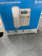 AT T CL2909 Corded Speakerphone w/ Caller ID Call Waiting White