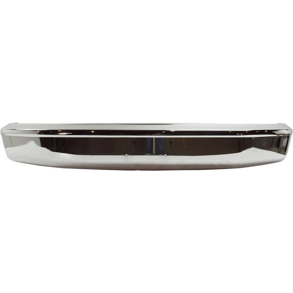 Front Bumper For 1992-1996 Ford F-150 F-250 Bronco Chrome Steel Standard Type