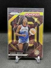 2024 Panini Prizm WNBA Monopoly #WNBA16 Angel Reese Red & Black Icons Parallel