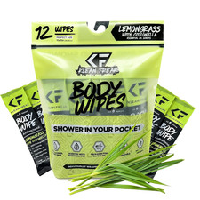 The Body Wipes - 12 Count Individually Wrapped  Showerless Body Wipe for Women