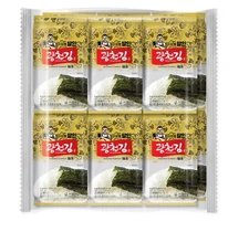 Roasted seaweeds snacks  - Kwangcheonkim 12 packs, premium natural roasted laver
