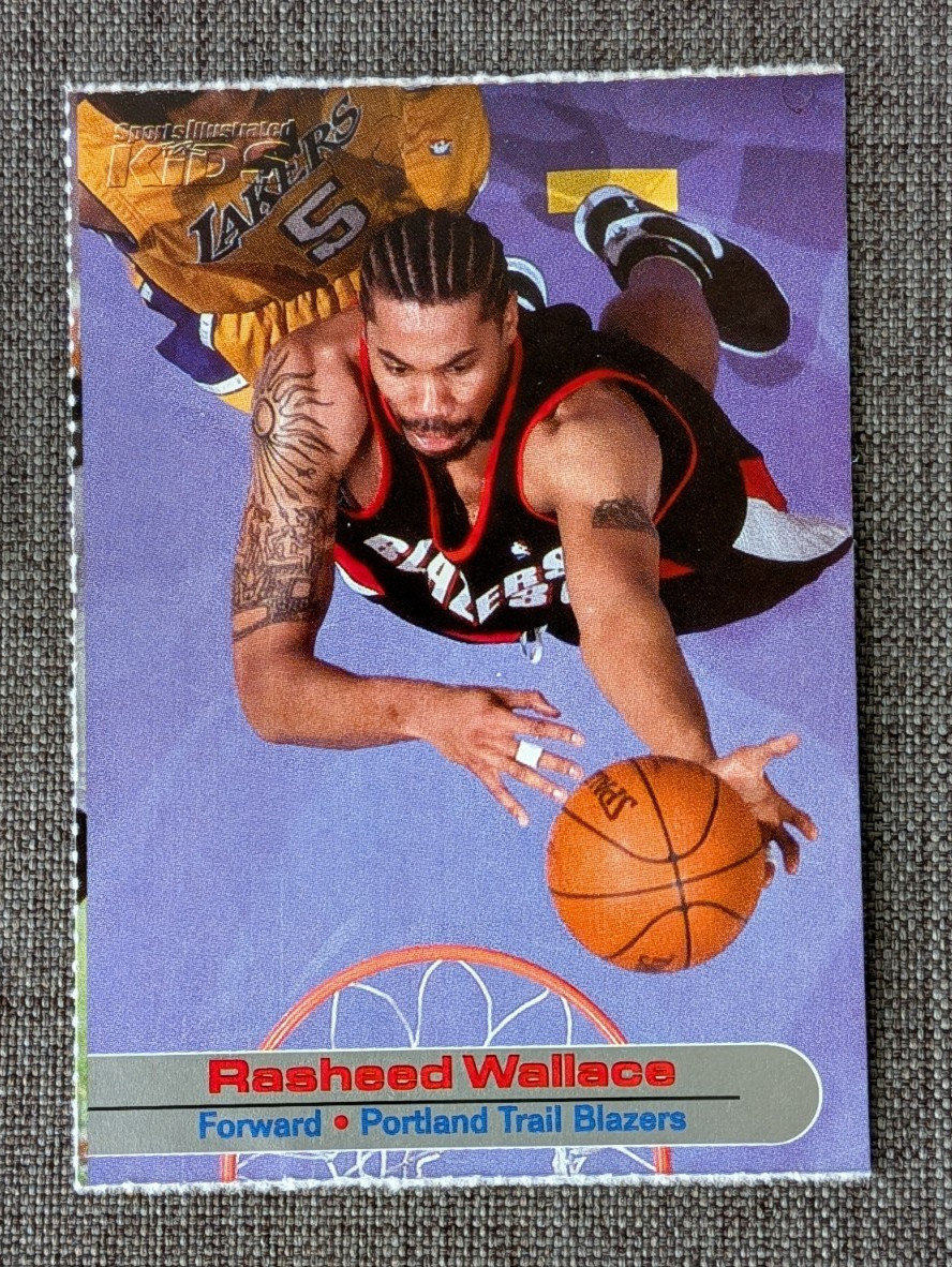 Rasheed Wallace 2003 Sports Illustrated for Kids Series 3 #231